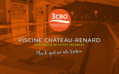 Piscine de Château-Renard – Horaires et activités vacances de Printemps